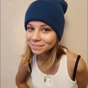 FURTALK Blue Beanie Premium